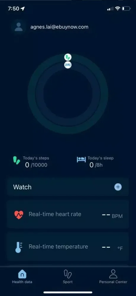 Tangkapan layar Moto Watch Lite