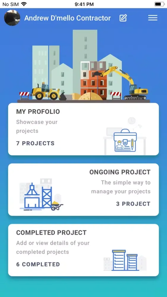 Builder Profolio Ekran Görüntüleri