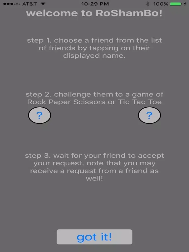 RoShamBo TicTacToe iPad 应用截图