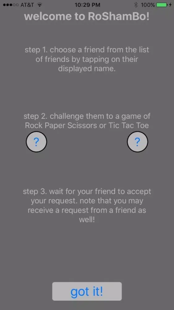 RoShamBo TicTacToe应用截图