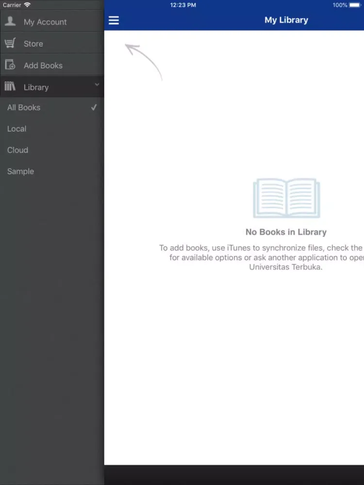 Captures d'écran de BA Digital Universitas Terbuka iPad 