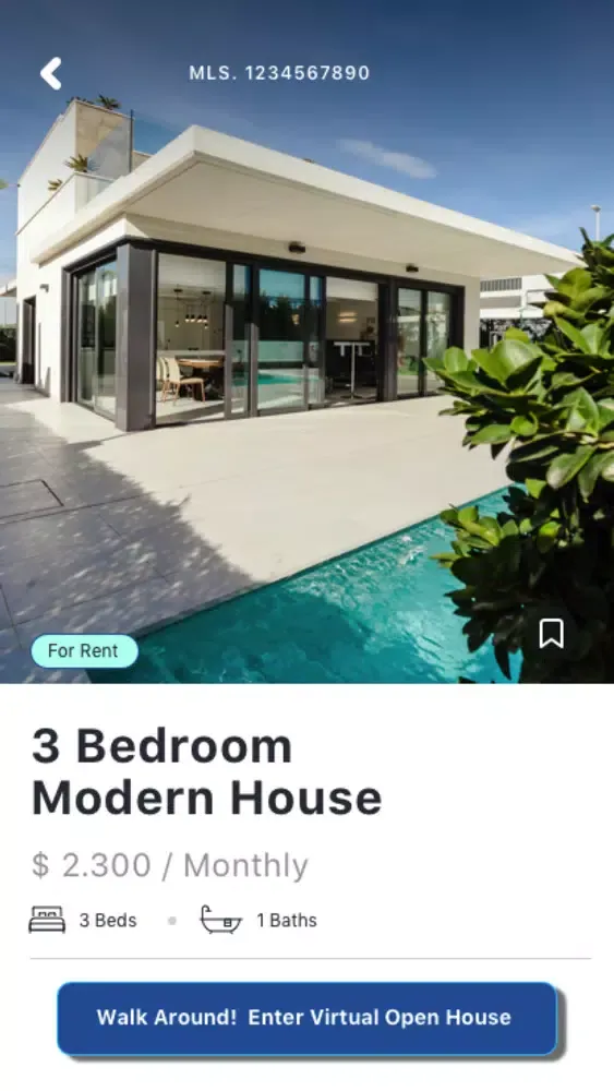 Ảnh chụp màn hình của Open Houses and Virtual Tours