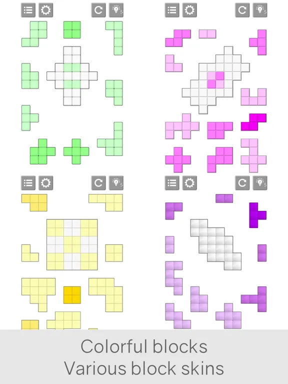 Block + Coloring Puzzle iPad  Screenshots