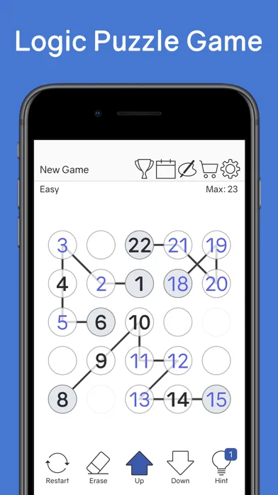 Ảnh chụp màn hình của Number Chain - Logic Puzzle