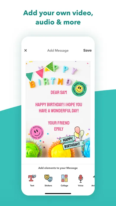CardSnacks: ecards, greetings سکرین شاٹس
