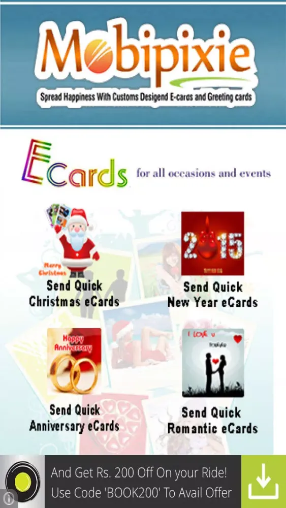 Скриншоты eCards for all Occasions and Events