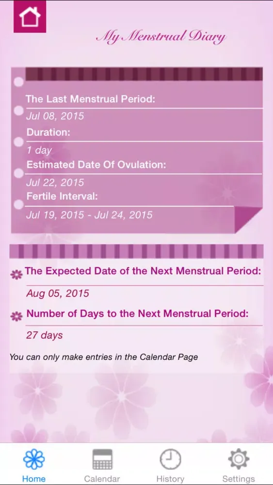 Women's Health Diary应用截图