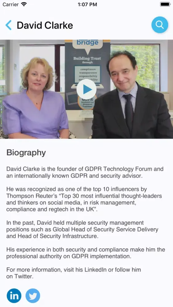 Tangkapan skrin EU GDPR Foundation Course