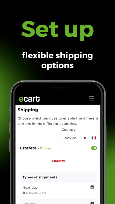 Tangkapan skrin Ecart Seller
