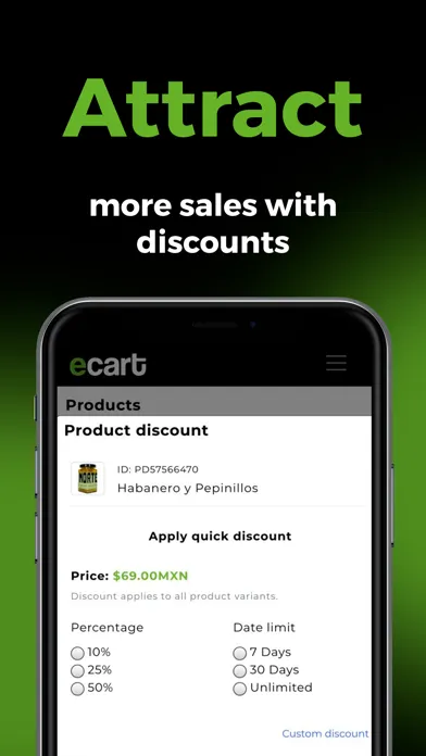 Tangkapan skrin Ecart Seller