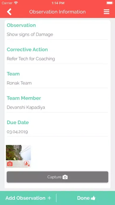 Zrzuty ekranu ECAT (Action Tool)