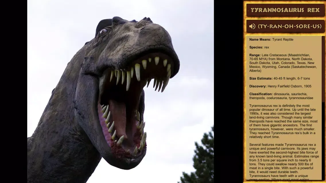 Eccles Dinosaur Park Guide スクリーンショット