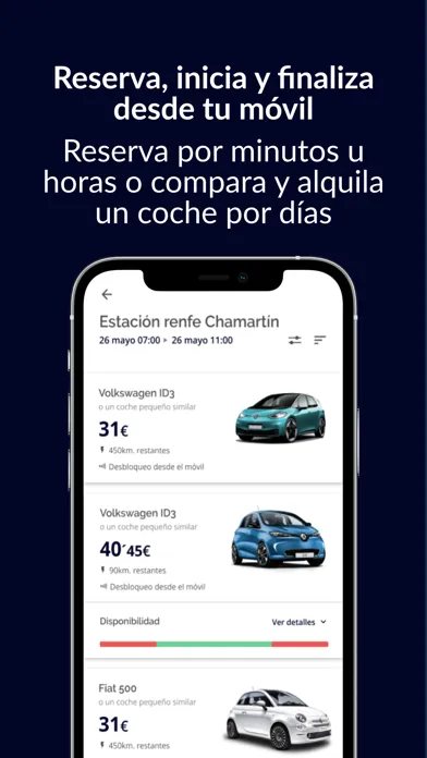 Captures d'écran de Volvunt Mobility