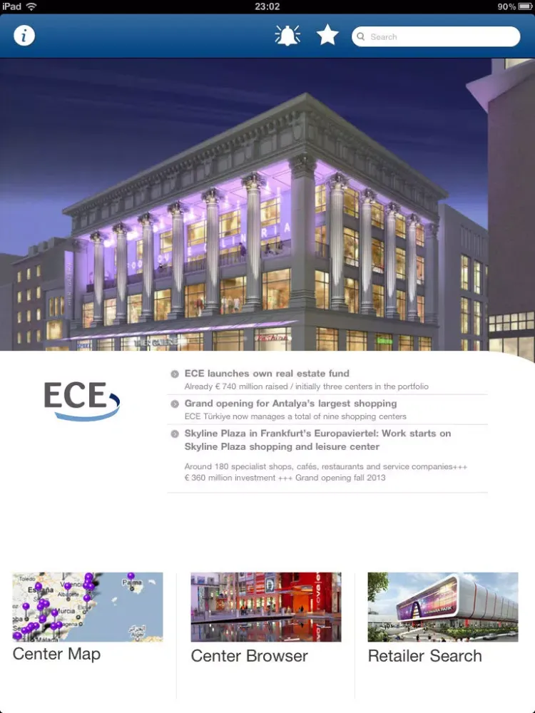 Screenshot di ECE Shopping Center iPad 