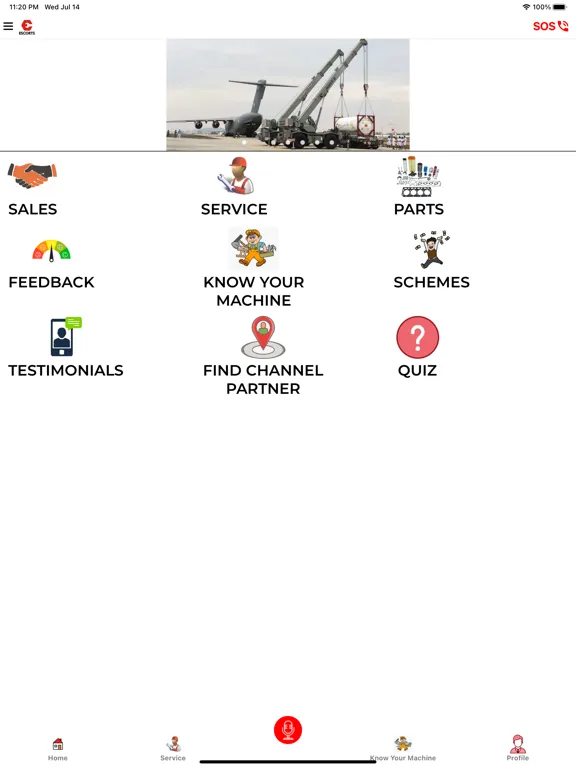 Escorts Customer Service iPad 应用截图
