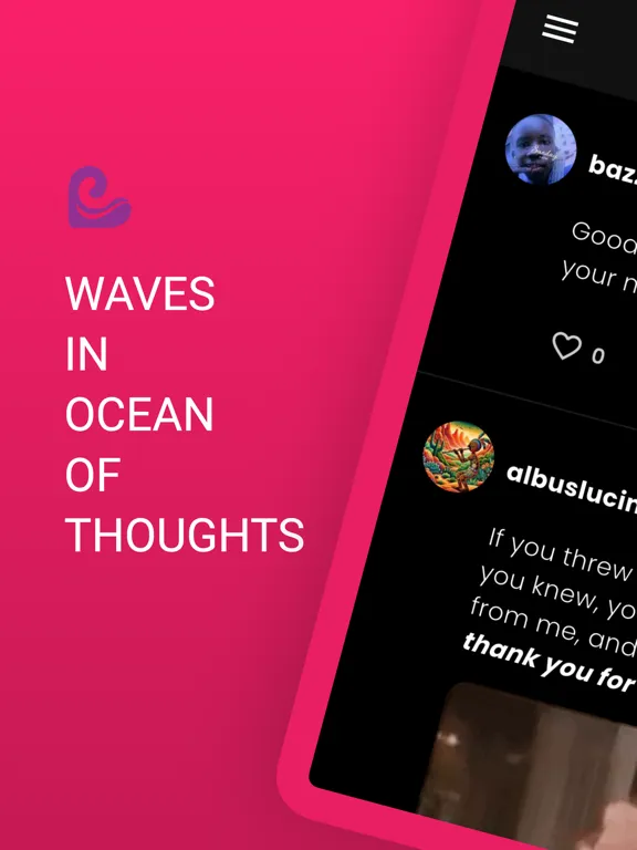 Tangkapan skrin Waves - short content sharing iPad 