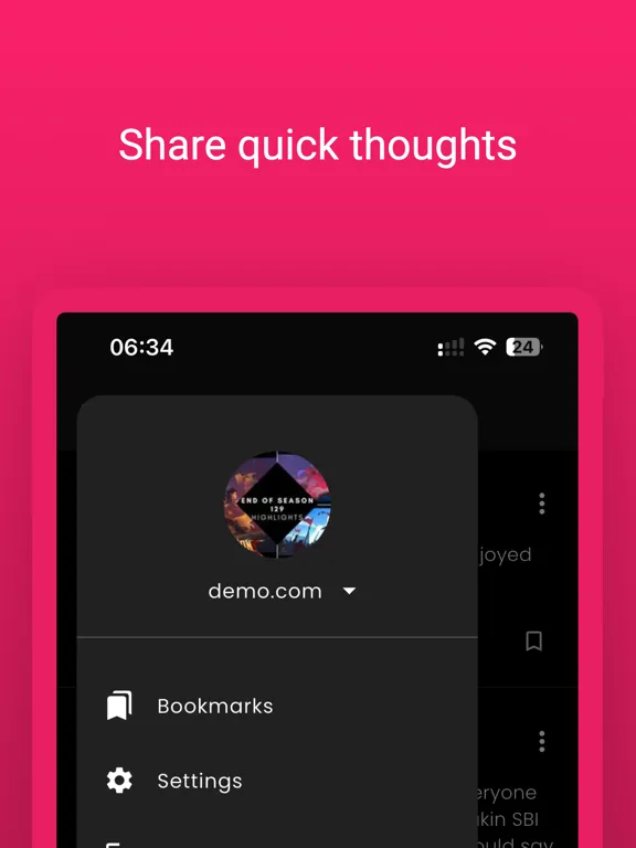 Tangkapan skrin Waves - short content sharing iPad 