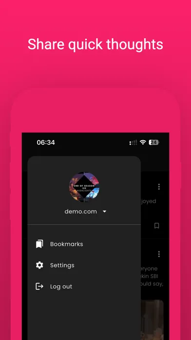 Tangkapan skrin Waves - short content sharing