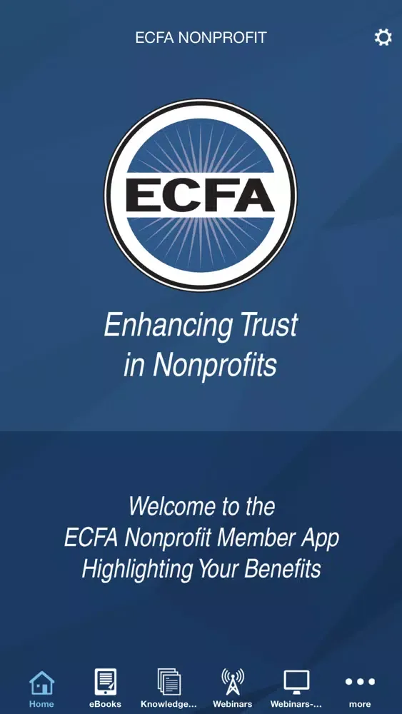ECFA Nonprofit 스크린샷