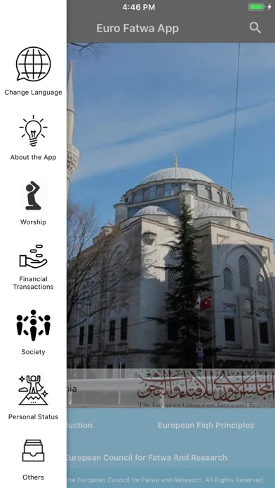 ภาพหน้าจอของ Euro Fatwa App