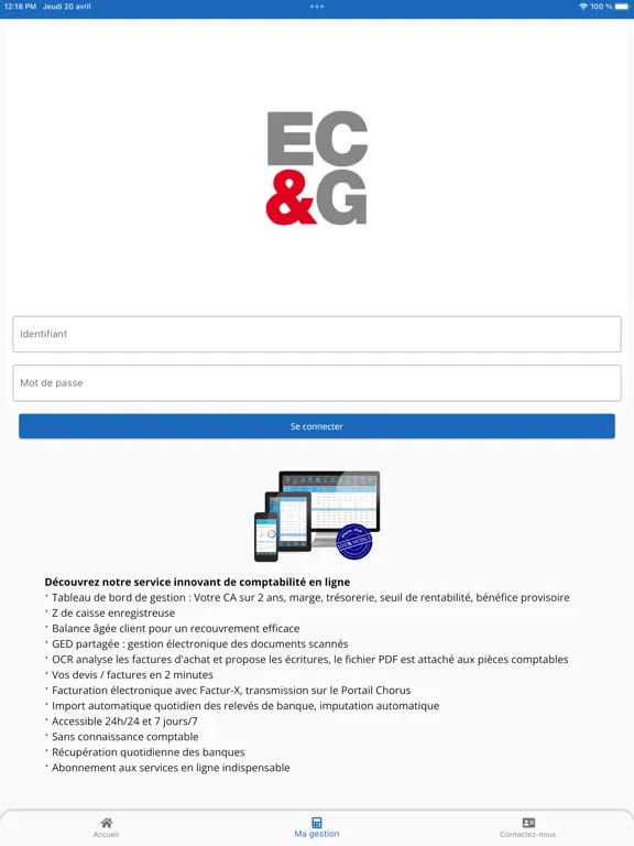 ECG CONSEILS à Versailles iPad 应用截图