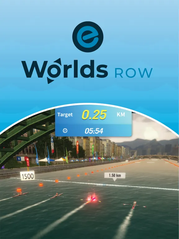 Capturas de tela do Echelon Worlds - Rowing iPad 