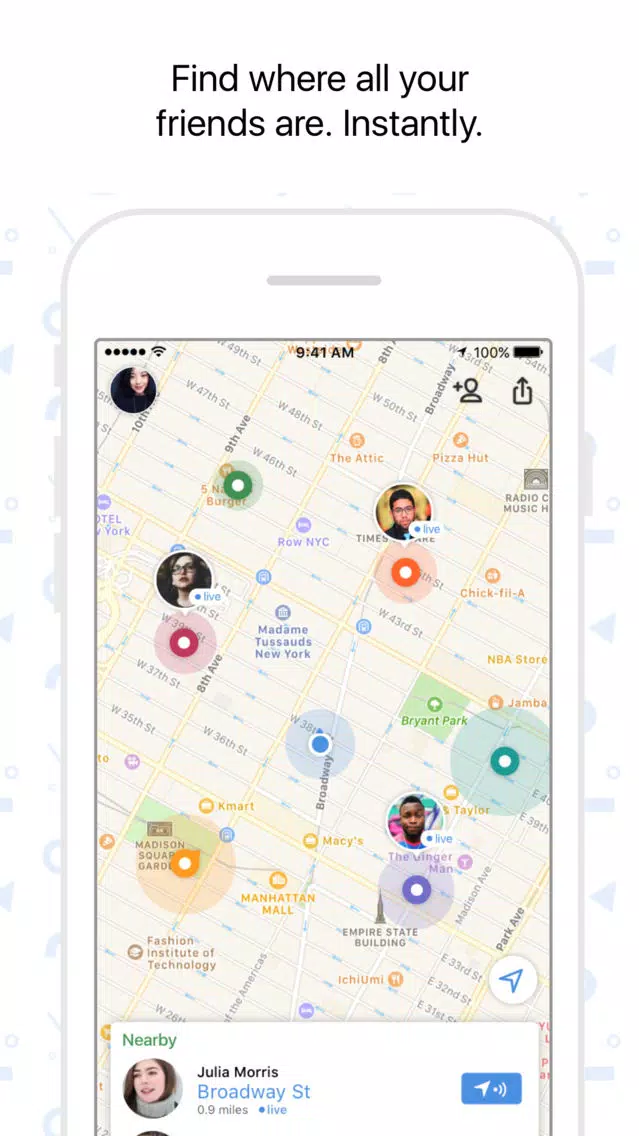 Pulse - Find friends instantly Ekran Görüntüleri