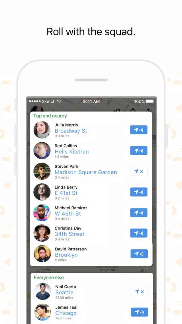 Pulse - Find friends instantly Ekran Görüntüleri