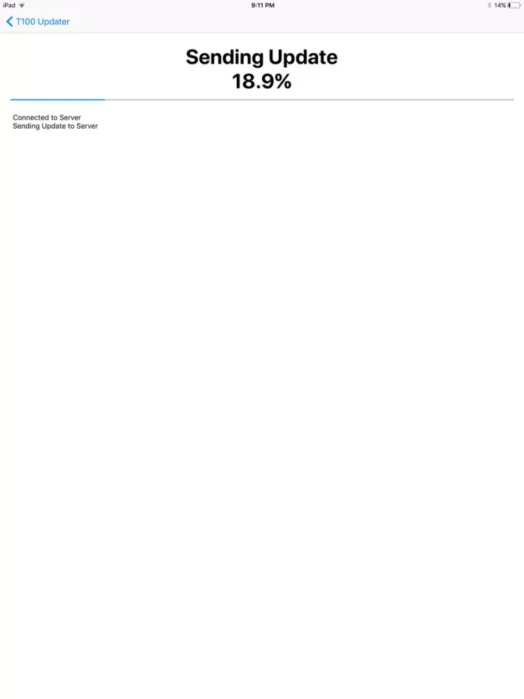 echo1612 - T100 Updater iPad  स्क्रीनशॉट