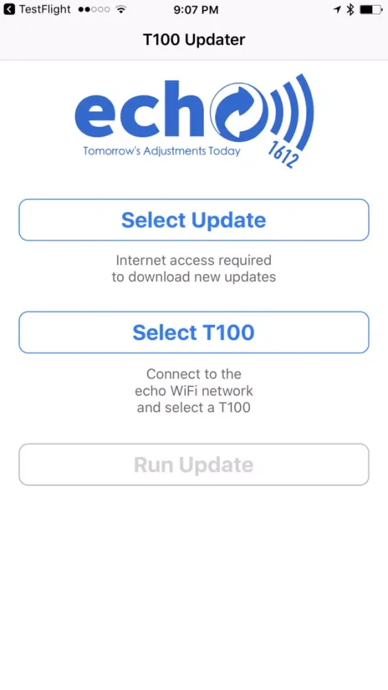 echo1612 - T100 Updater स्क्रीनशॉट