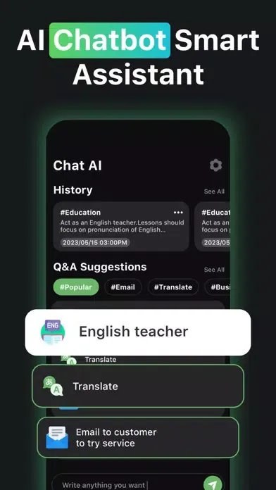 Скриншоты AI.ChatBot - Chat with Ask AI