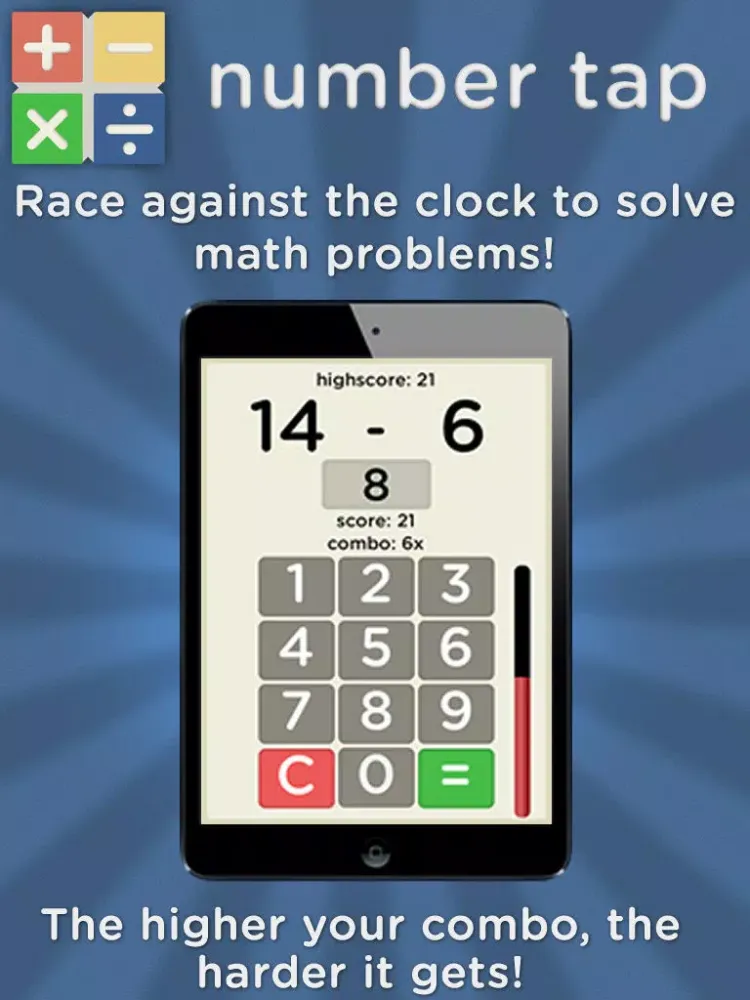 Скриншоты Number Tap - Math Master iPad 