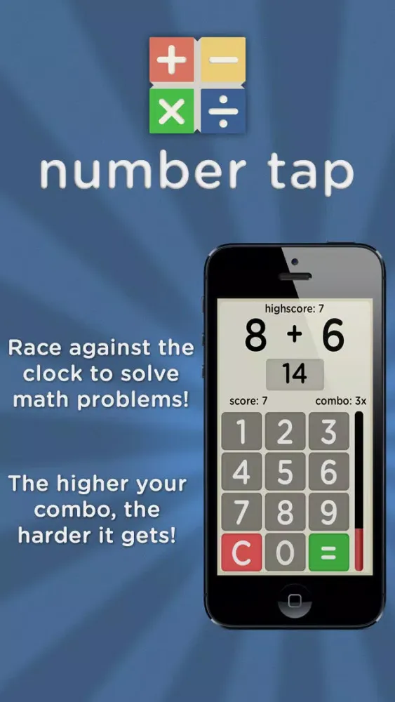 Скриншоты Number Tap - Math Master