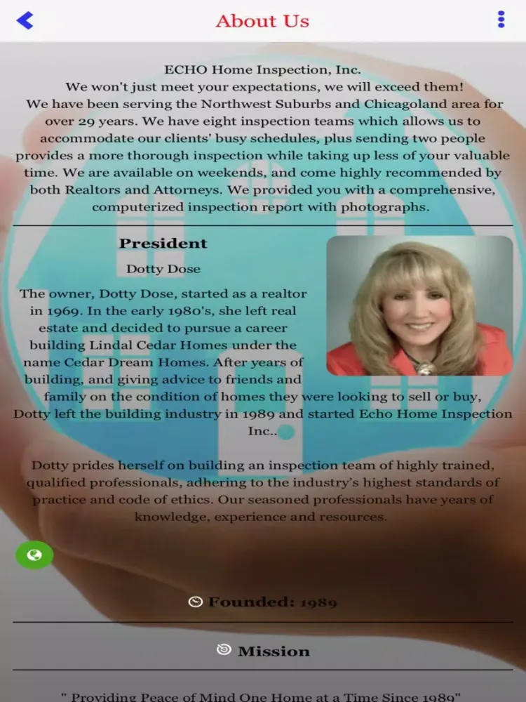 ECHO Home Inspection, Inc. iPad  স্ক্রিনশট