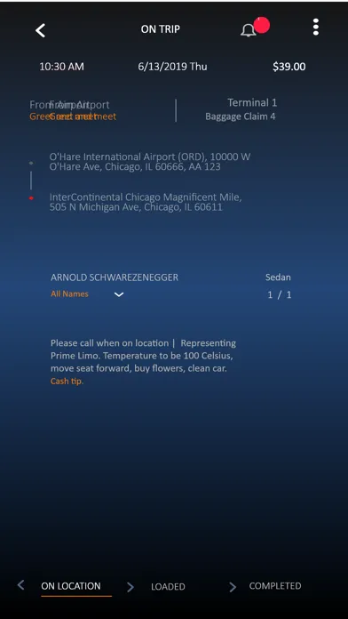 Echo Limousine Driver应用截图