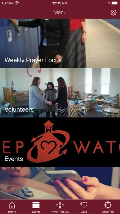 ภาพหน้าจอของ Keep Watch Prayer