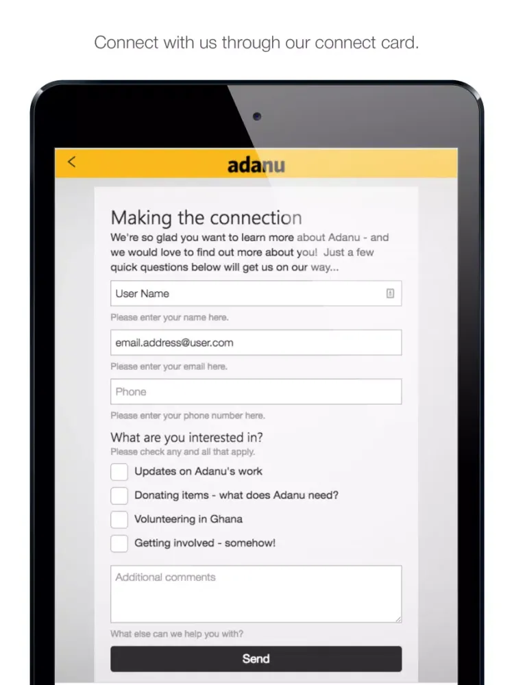 Zrzuty ekranu Adanu iPad 