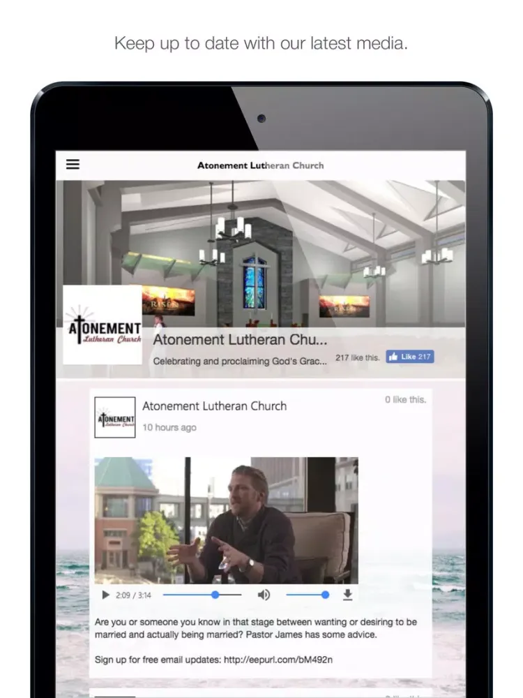 Capturas de pantalla de Atonement Lutheran Plano iPad 