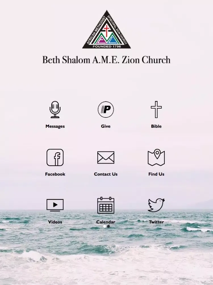 Zrzuty ekranu Beth Shalom AME Zion Church iPad 