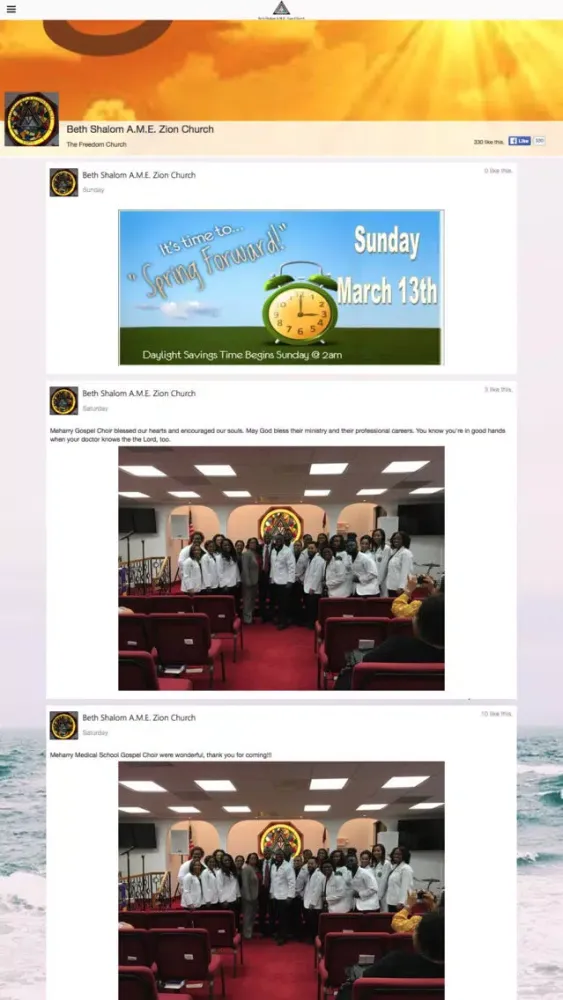 Zrzuty ekranu Beth Shalom AME Zion Church