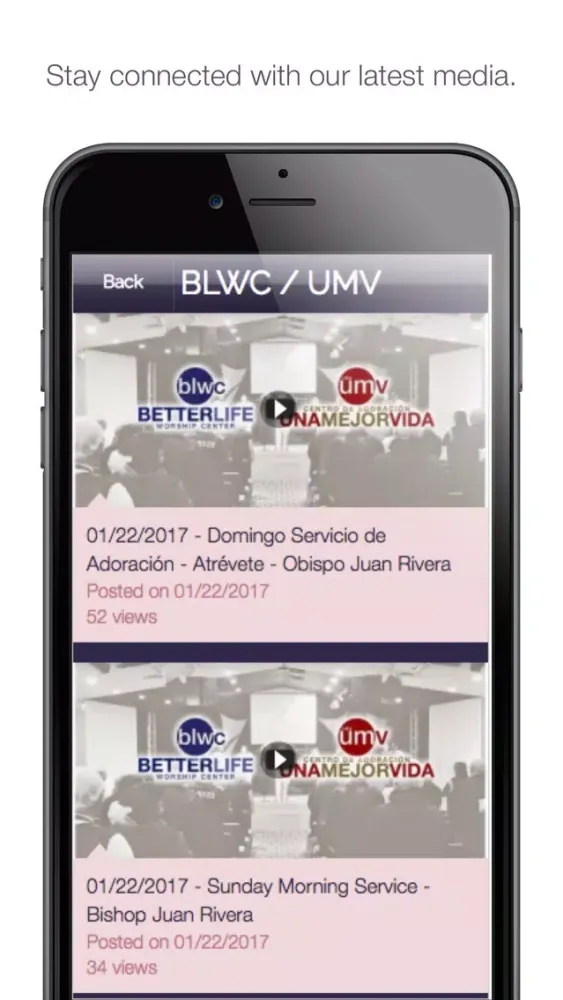 Captures d'écran de Better Life Worship Center