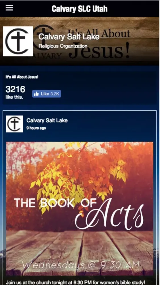 Screenshot di Calvary Chapel Salt Lake - UT