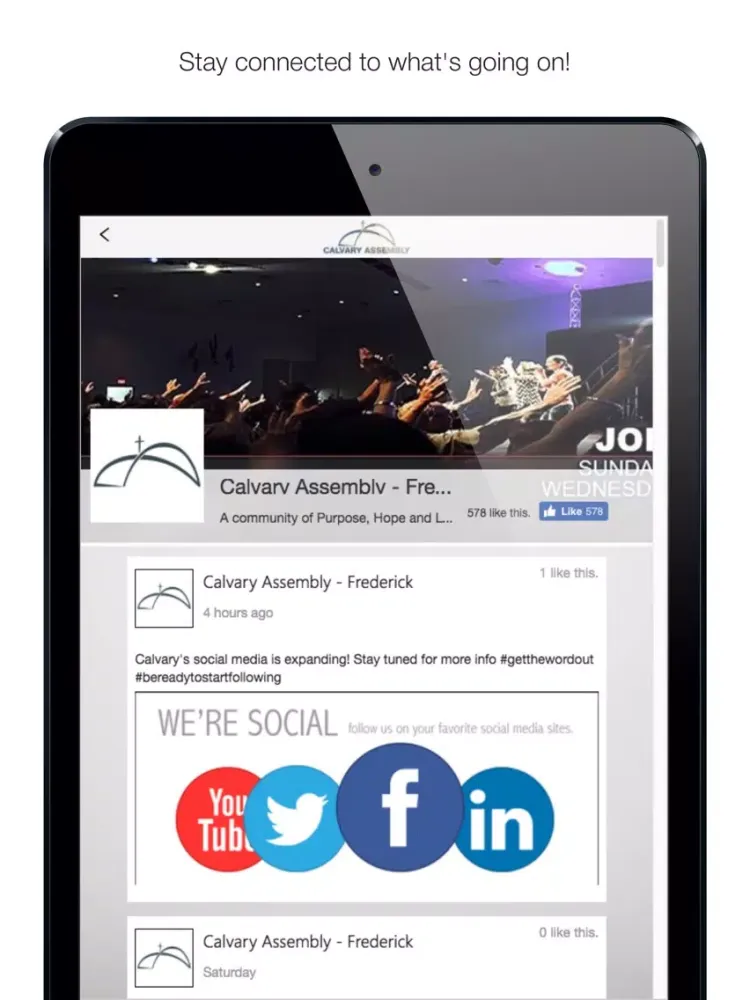 Calvary Assembly MD iPad  স্ক্রিনশট