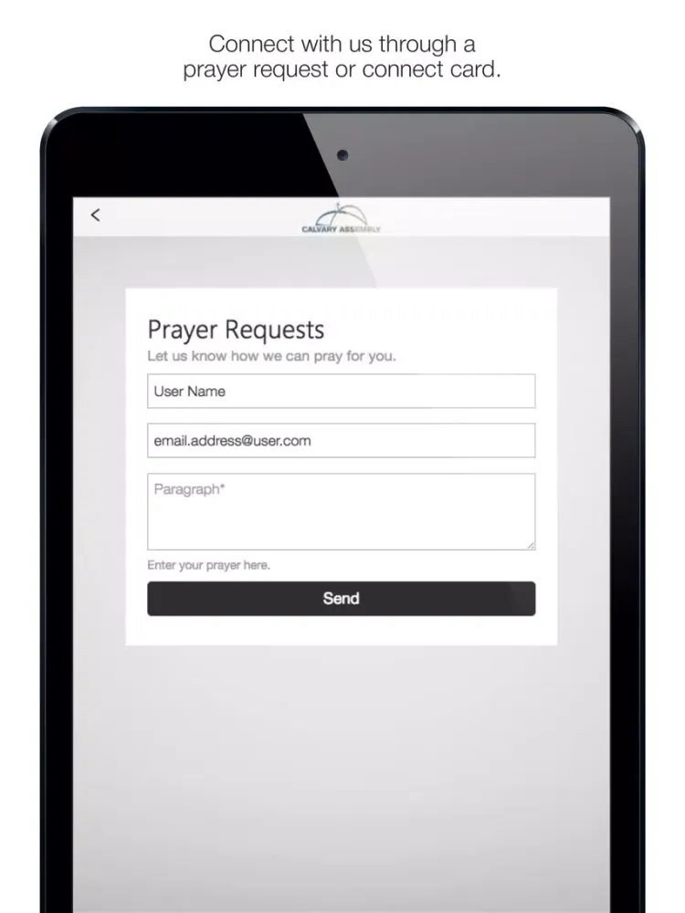 Calvary Assembly MD iPad  স্ক্রিনশট