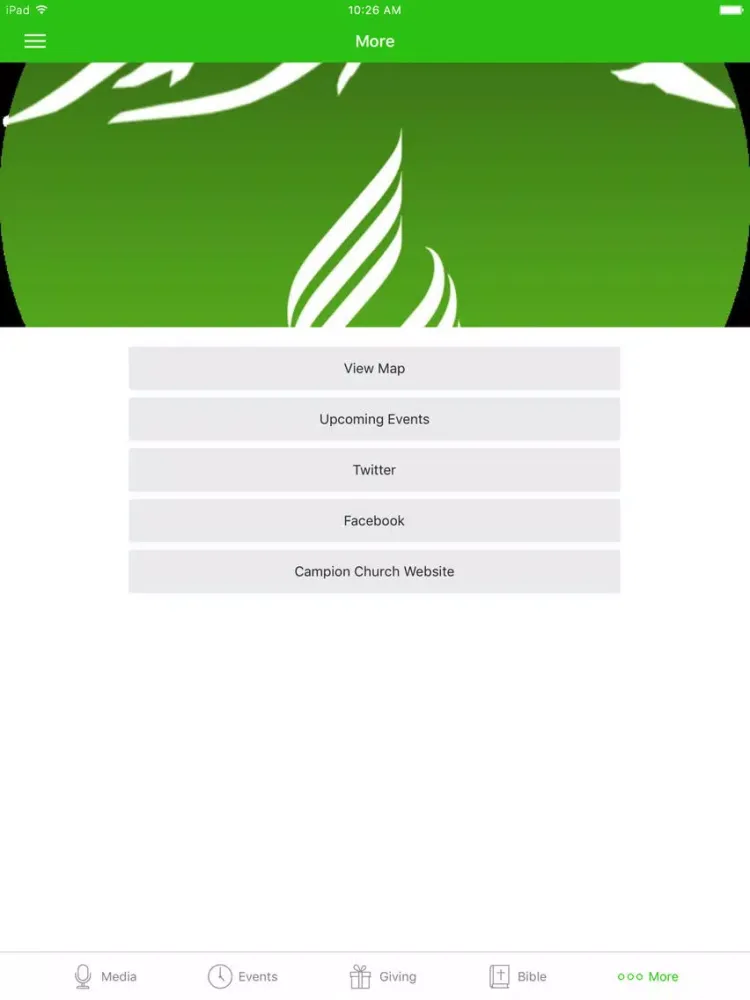 Campion Church iPad  スクリーンショット