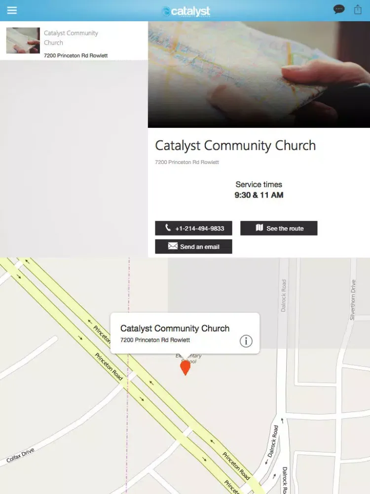 Catalyst Community Church iPad  Screenshots