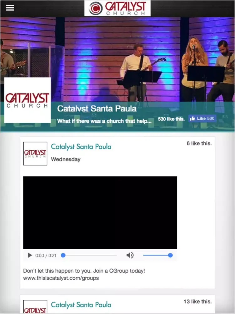 Screenshot di Catalyst Church - Santa Paula iPad 
