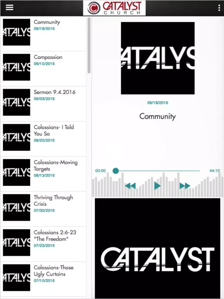 Screenshot di Catalyst Church - Santa Paula iPad 