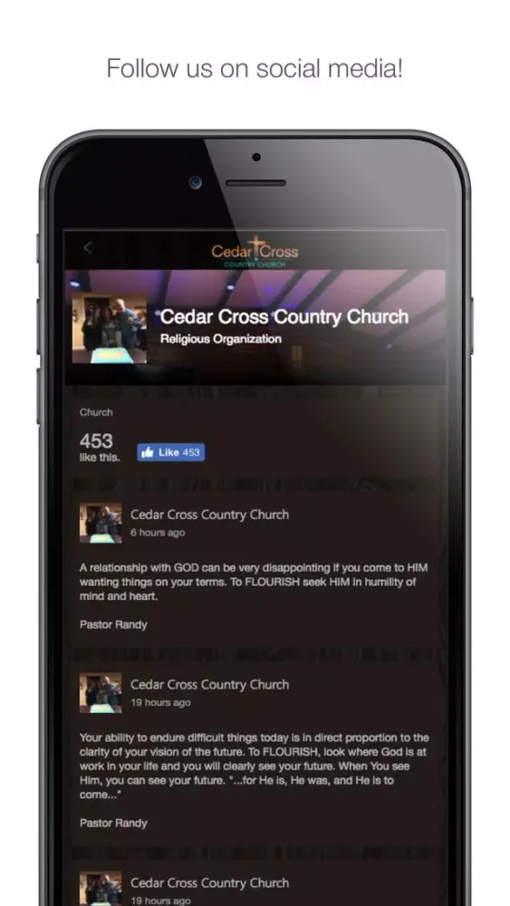 Capturas de pantalla de Cedar Cross Country Church