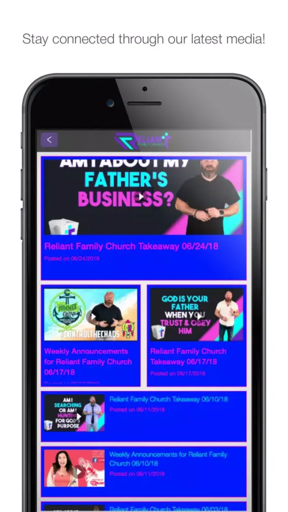 Reliant Family Church Screenshots